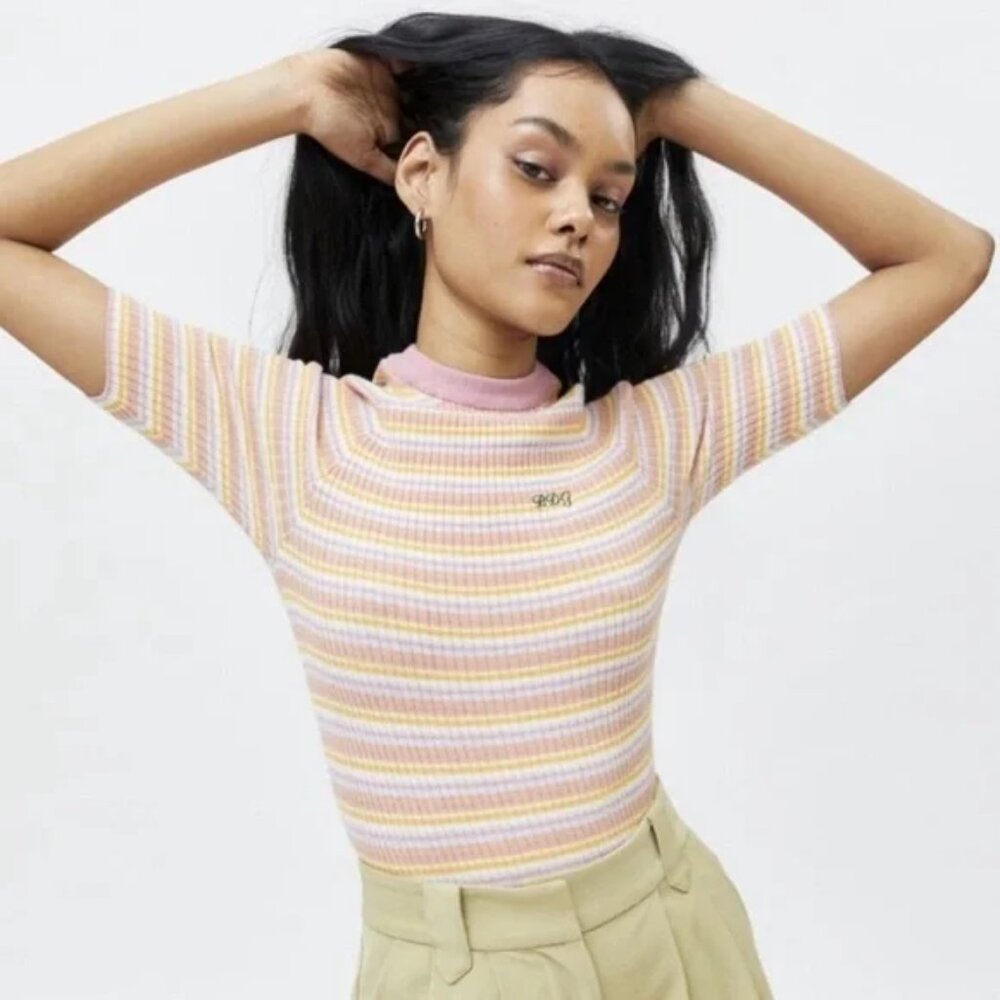 BDG Urban Outfitters Multicolored Striped Sweater Top Small